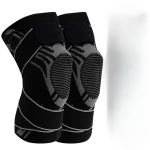 Copper Knee Brace for Men & Women - Knee Compression Sleeve with Side Stabilizers - Knee Support for Running, Hiking, Working, Basketball, Volleyball, Gym, Meniscus Tear, ACL, Arthritis Knee Pain Relief