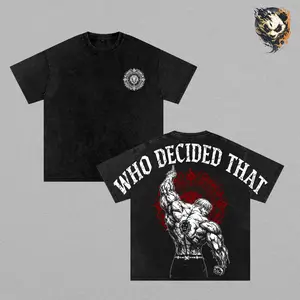 Escanor The One Washed Tee – Seven Deadly Sins Anime Shirt, Sunshine Power Graphic, Acid Washed Heavy Cotton, Double Printed Oversized Unisex Streetwear