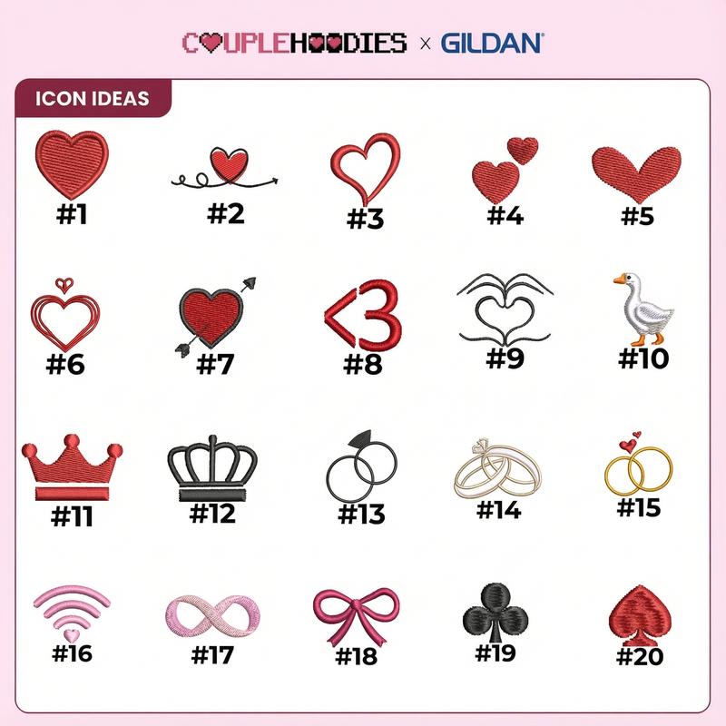 Custom To The Moon And Back Embroidered Hoodies for Couple – Matching Couple Hoodie With Roman Numeral Date And Initials, Meaningful Valentine Anniversary Gift