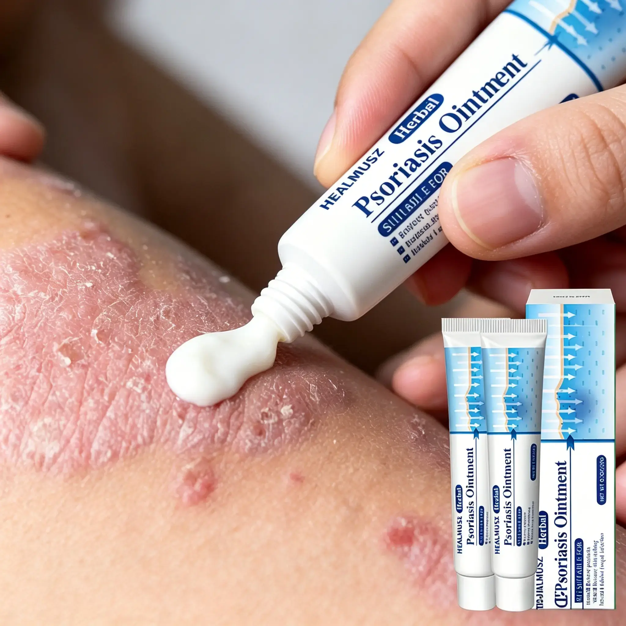Herbal Gentle Skin Soothing Ointment, Botanical Daily Skin Care Cream for Rough & Dry Skin