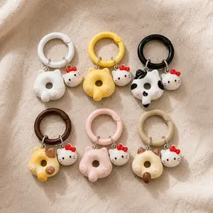 Thank You Keychain Gift Cute Kawaii Bag Charm for Customers Friends