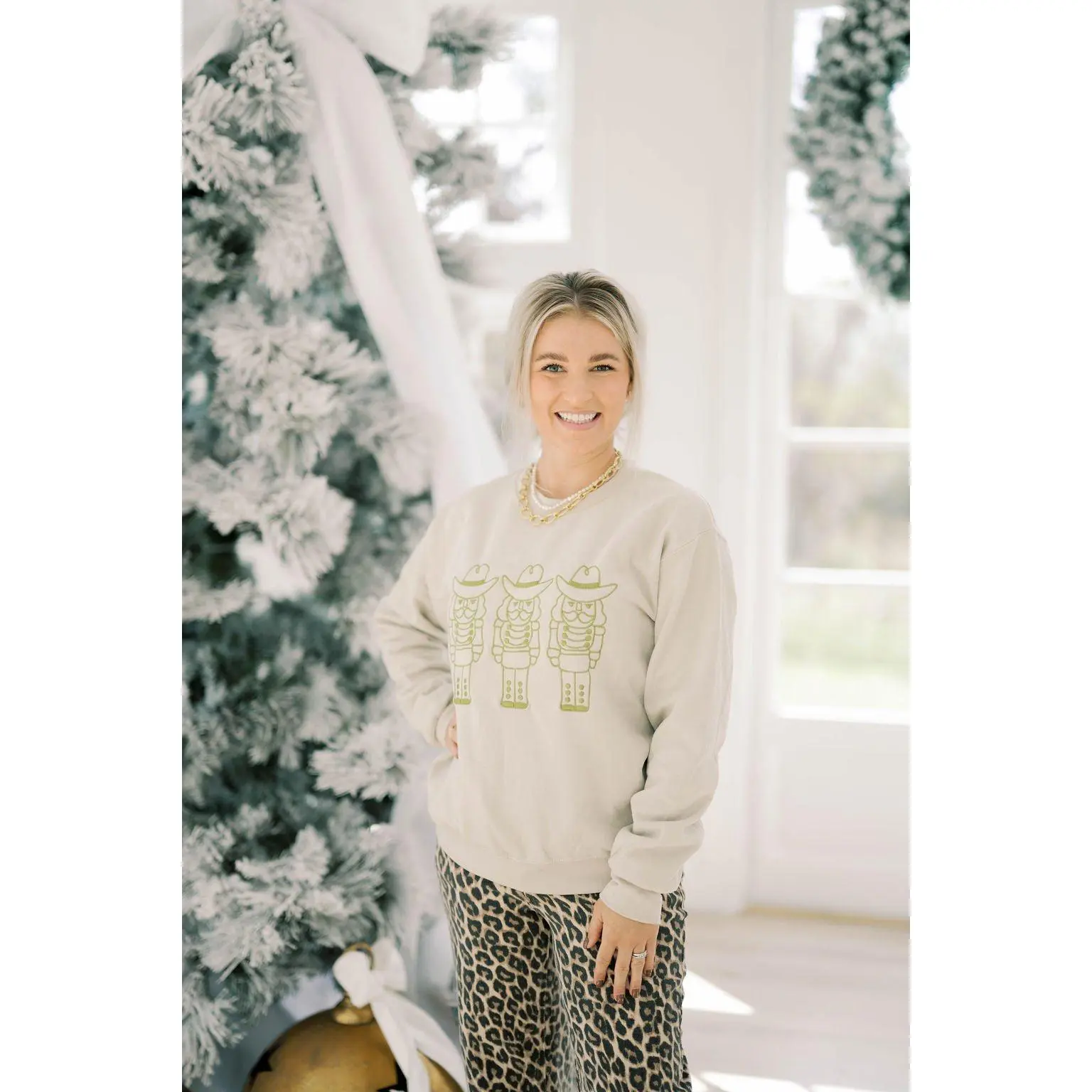 Nutcracker Tan/Green Sweatshirt