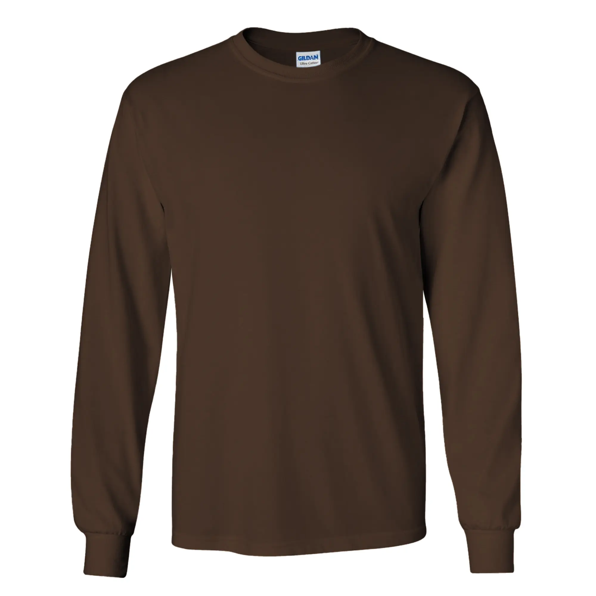 Gildan Mens Plain Crew Neck Ultra Cotton Long Sleeve T-Shirt Gildan Mens Plain Crew Neck Ultra Cotton Long Sleeve T-Shirt