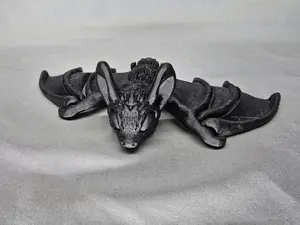 Tiny Bat articulating figurine and Halloween decoration love to hang around and flap its cute little wings Spooky halloween decor