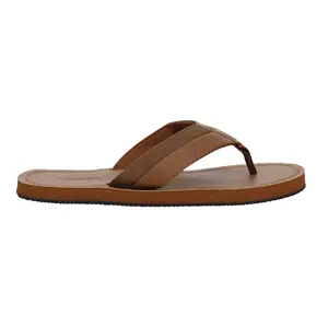 London Fog Mens Trevon Flip Flops Casual Sandals Casual - Brown