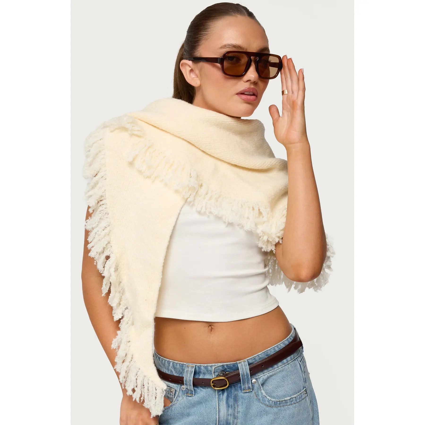 Cornelia Fringed Scarf Cornelia Fringed Scarf
