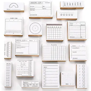 18 count  Journal , Decorative Rubber  Set, Calendar Planner , Scrapbook Stencils for , Tasks, Diary, Planner, Letters, Scrapbook, Cards, Crafts