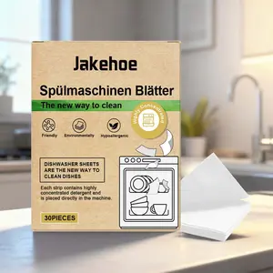Dishwasher Cleaner Tablets, Oil Removal, Stain Elimination, Brightening Kitchenware, Multi-Functional, Gentle Cleaning, Household Cleaners