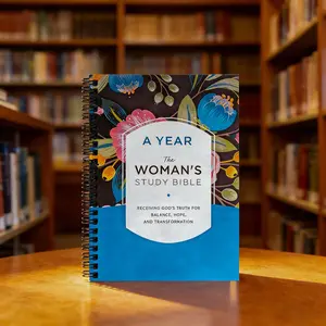 Women's Bible Reading Journal Notebook, 52 Week Spiritual Plan, 365 Daily Scripture, Theme Study + Meditation Space, Christian Gift