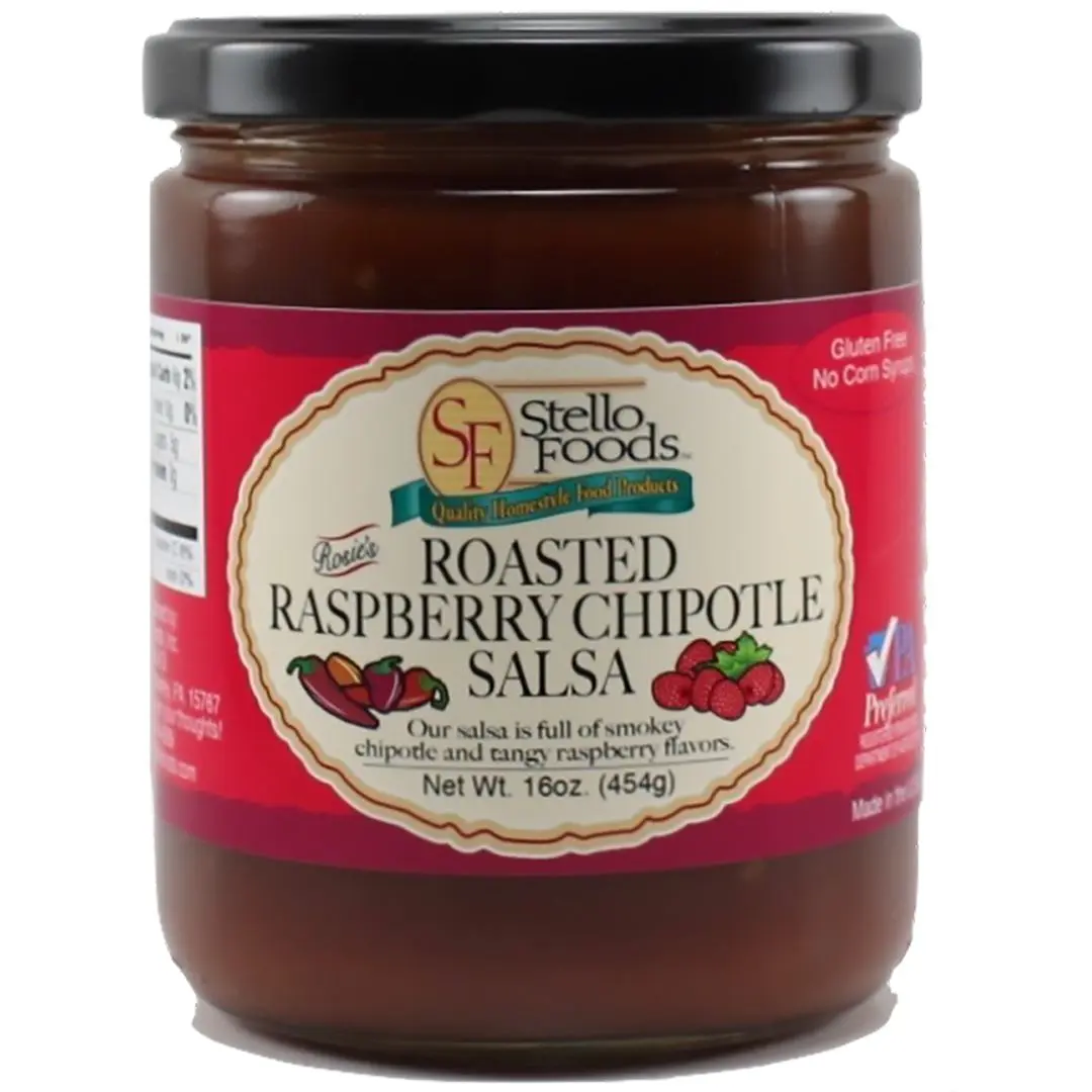 Stello Foods - Rosie's Roasted Raspberry Chipotle Salsa 16 oz