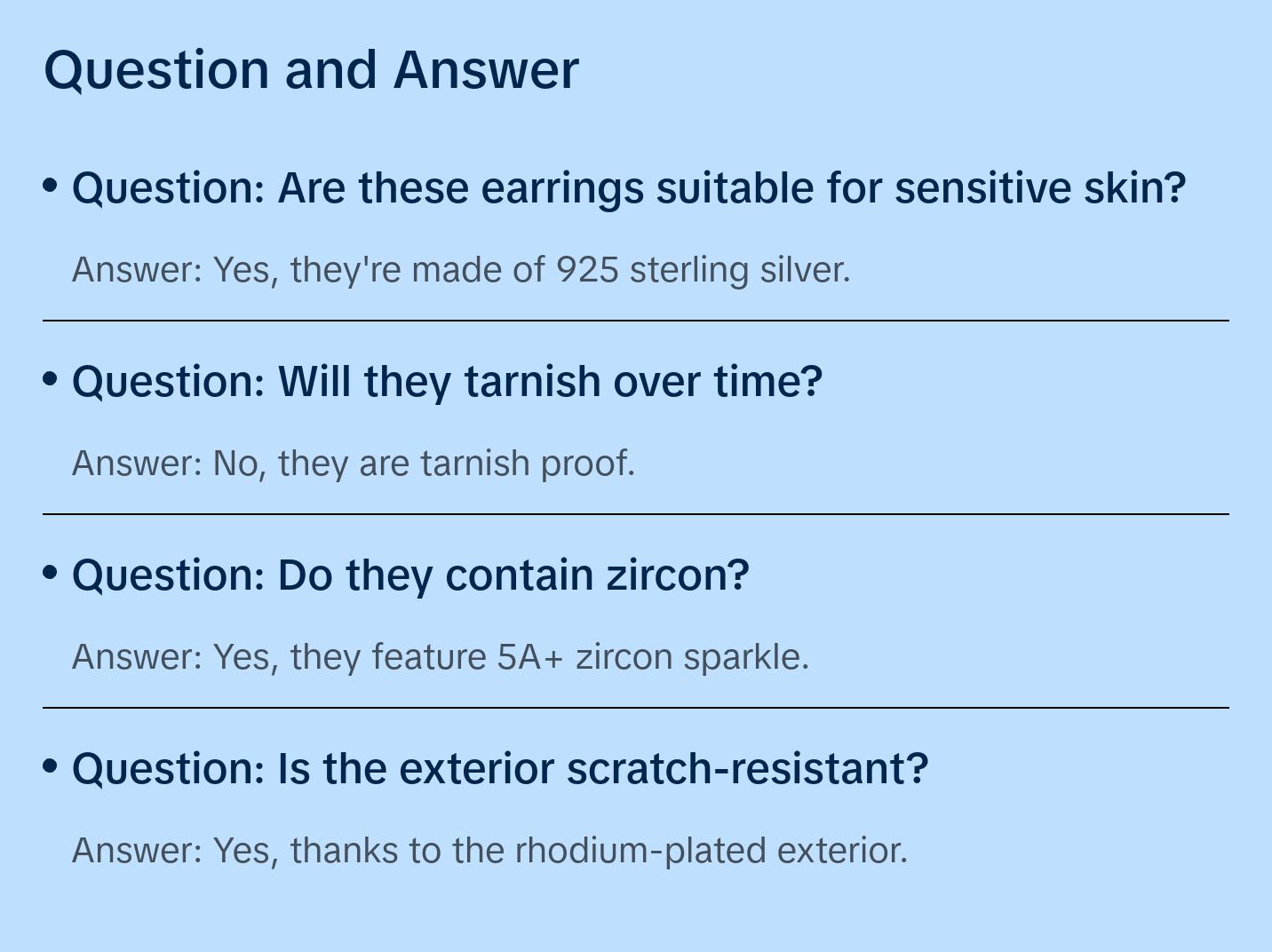 Star Stud Earrings in 925 Sterling Silver for Women