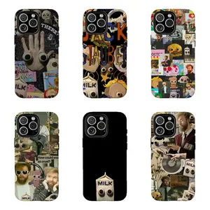 Jack Stauber Surreal Collage Phone Case, Indie Pop Y2K Aesthetic, "Milk" Cartoon Art Cover,for iPhone 16 15 14 13 12 11 17Pro Max,for Samsung S25 S24 S23 S22 Ultra,Gifts For Fans, Phone Accessories