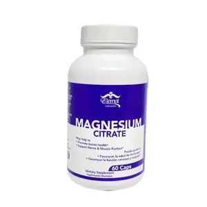 Magnesium Citrate Pills for Nerve & Muscle Function - Dietary Supplement, Healthcare, Vitamin