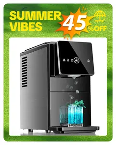 Nugget Ice Maker Countertop, 33LBS/24H Fast Ice Making, Soft Chewable Sonic Ice, One-Click Operation, Self-Cleaning Intelligent Ice Maker with 1.8L Removable Water Tank for Home & Office tiktokshopspringglowup