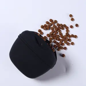 Dog Training Bag with Waist Pack, Portable Snack Bag, Durable Snack Container, Zipper Closure, Carry Handle, Multiple Colors Available