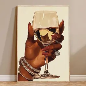 Boho African American Women Poster, Black Female Wall Art Chart Decor Artwork