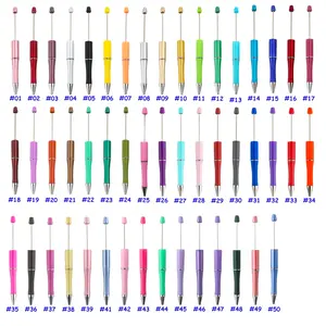 Cute Ink Plastic Ballpoint Pen, Student Teacher Gift, DIY Jewelry Making Supplies, Office Stationery, Graduation Present