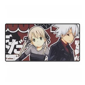 Soul Eater Anime Gaming Mouse Pad, Keyboard Mat, Maka Albarn Death the Kid Soul Eater Video Game Desk Mat For Computer Accessories, Gift For Gamer