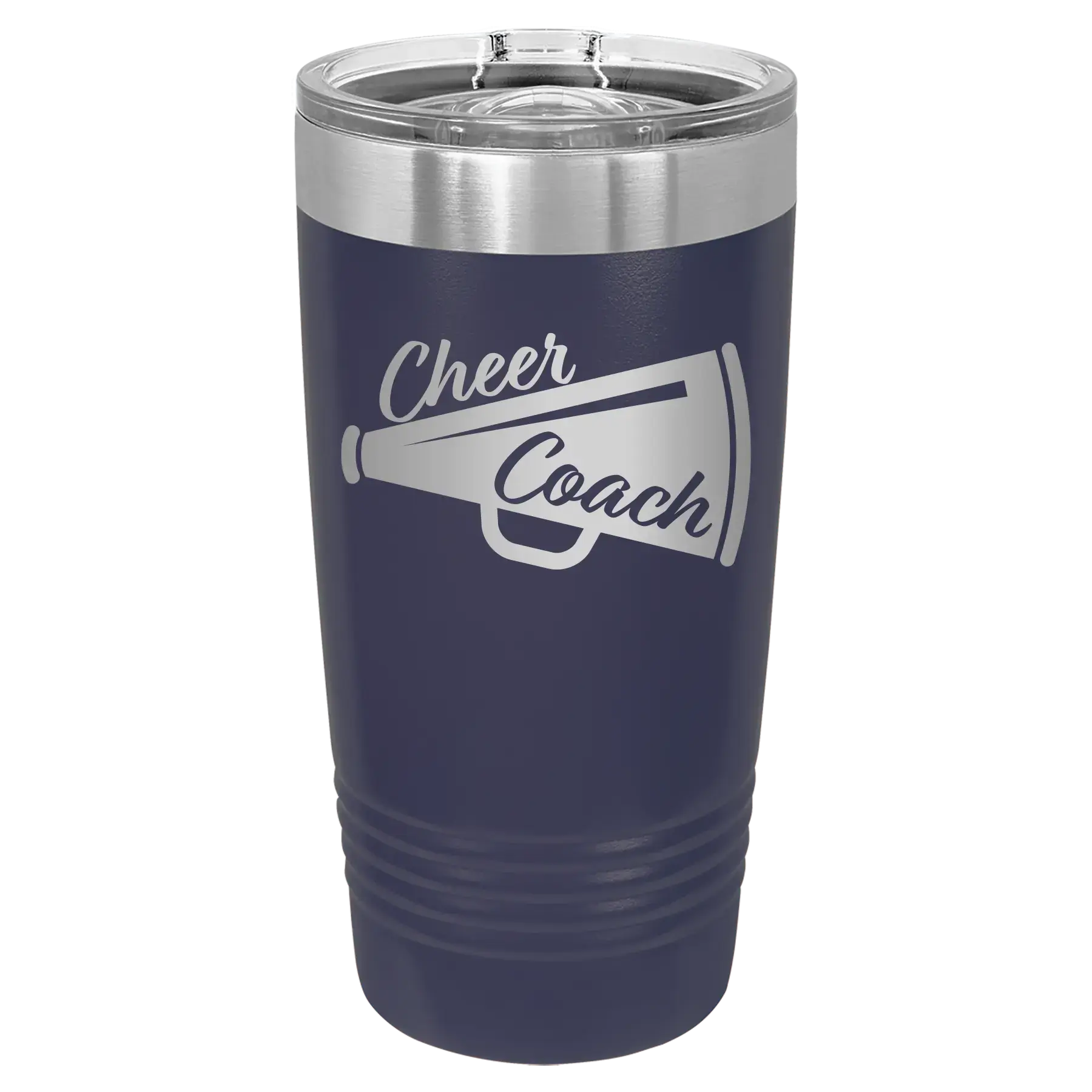 Cheer Coach 20 oz Tumbler | Navy