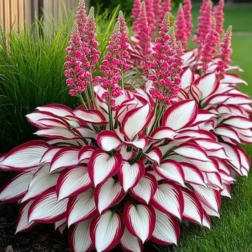 Hosta Plant Seeds Ornamental Perennials for Shaded Gardens and Landscaping Easy to Maintain Year After Year Adds Structure and Greenery
