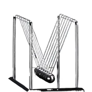 Floating Magnetic Newton Pendulum Kinetic Energy Desk Sculpture Gift