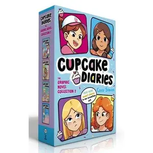 Cupcake Diaries the Graphic Novel Collection 2 (Boxed Set): Katie, Batter Up! Graphic Novel/Mia's Baker's Dozen Graphic Novel/Emma All Stirred Up! Gra -- Coco Simon - Paperback