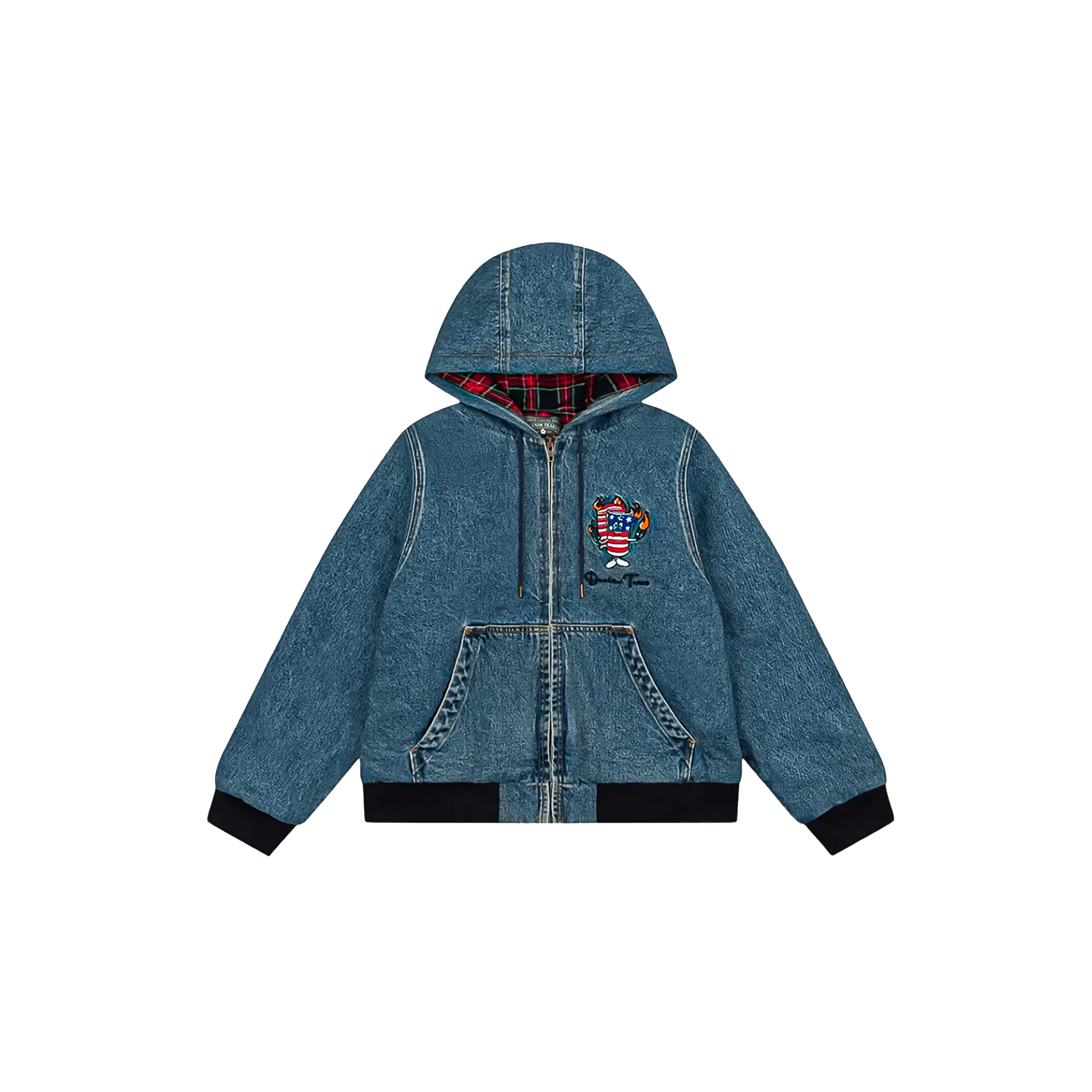 Embroidered Firecracker Logo Workwear Jacket "Navy" DT359