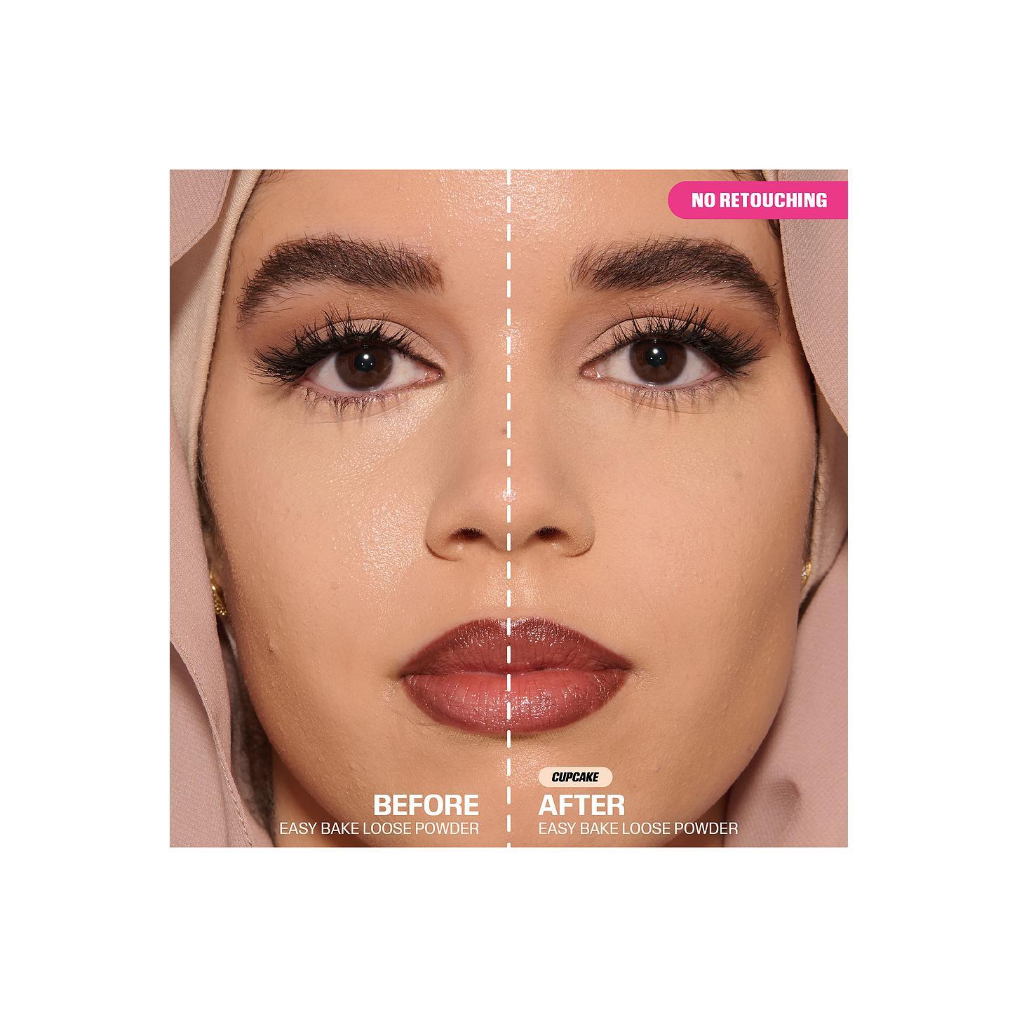 Huda Beauty Easy Bake Loose Powder in Cupcake