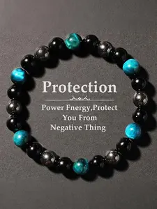Mystical Triple Shield Bracelet, Energy Armor of Wealth and Protection, Unisex Temperament Purification Jewelry, Triple Protection Bracelet, Adjustable Bracelets