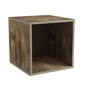 Lavish Home Stackable Cube Shadowbox End Table