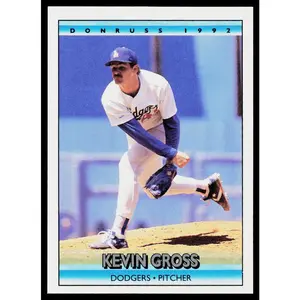 Kevin Gross 1992 Donruss #279b Los Angeles Dodgers