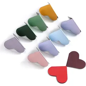 10 Pack Heart Cute Magnetic Bookmarks Bulk for Books, Assorted Magnetic Page Corner Bookmarks for Book Lovers,Kids,Women,Men,Teachers,Students,Birthday Christmas Graduation Gifts