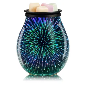 Electric Wax Warmer with Large Illumination Fragrance Warmer NP5 Bulb Included Decorative Scented Wax Warmer for Medium to Large Spaces Pink Flexible Silicone Tray