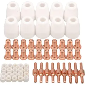 60 count PT-31 Extended Air Plasma  Nozzle Electrode Consumables Fit CUT-40 CUT-50D CT-312