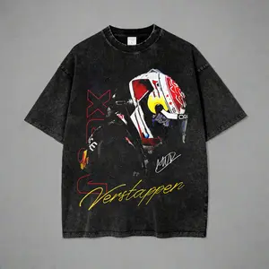 Max Verstappen Graphic Wash Shirt, Vintage Racing Car Shirt, Retro Graphic Tee, Racing Car Merch, Gift for Verstappen Fans