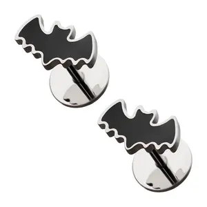 ComfyEarrings Enamel Bats - Lightweight & Comfortable for Everyday Wear, 316L Surgical-Grade Stainless Steel