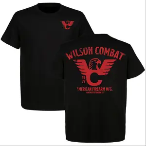 Wilson Combat Vintage Eagle T-Shirt American Firearm MFG Graphic Tee 2A Patriotic Veteran Gift USA Tactical Streetwear