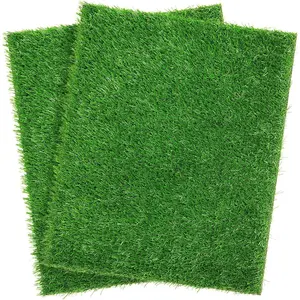 Artificial  Grass Pee Pad 20"x 25" 2 Pack, Washable Indoor Potty  Replacement Turf  Puppy,  Realistic Grass Mat  Dogs