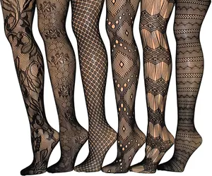 Fishnet Lace Stockings – 6-Pack