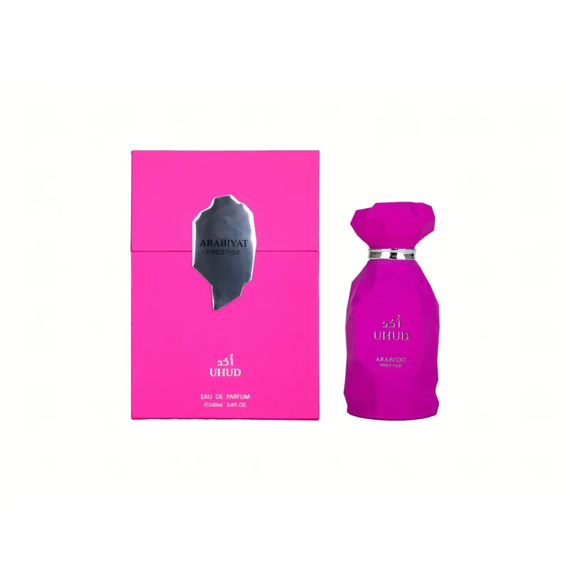 Arabiyat Uhud Eau de Parfum, Long-Lasting Unisex Gourmand Fragrance with Amber, Vanilla, and Honey Notes, 100ml / 3.4 fl oz, Single, Arabiyat Prestige, My Perfumes, Adults, 3 To 3.9 Fl Oz, Edp, Vanilla Scents, 100 Ml Perfume, Single Bottle, Liquid