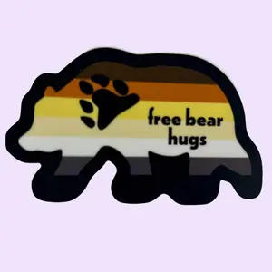Free Bear Hugs Sticker