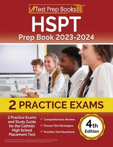 USED-HSPT Prep Book 2024-2025: 2 Practice Exams and Study Guide for the Catholic High School Placement Test [4th Edition] by Rueda, Joshua (Paperback)