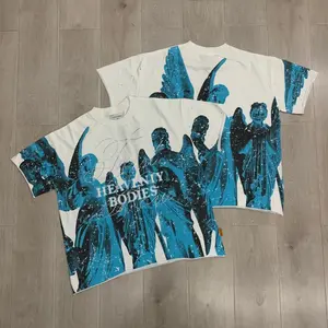 Premium Washed Street Fashion FIRST ROW T Shirt, American Vintage Hot Drill Letter Graphic Tee, Unisex Oversized Loose Fit, High Quality Heavy Fabric Short Sleeve, Hip Hop Y2K Trendy Casual Streetwear Top for Men Women Daily Party Wear