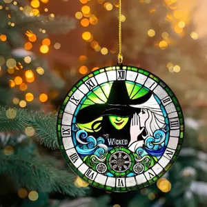 Elphaba and Glinda Besties Acrylic Ornament, Wickeds Merch, Wicked Ornament, Wicked The Musical