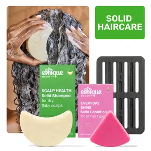 Hair Reset Starter Sets (Solid Shampoo + Conditioner + Tray)
