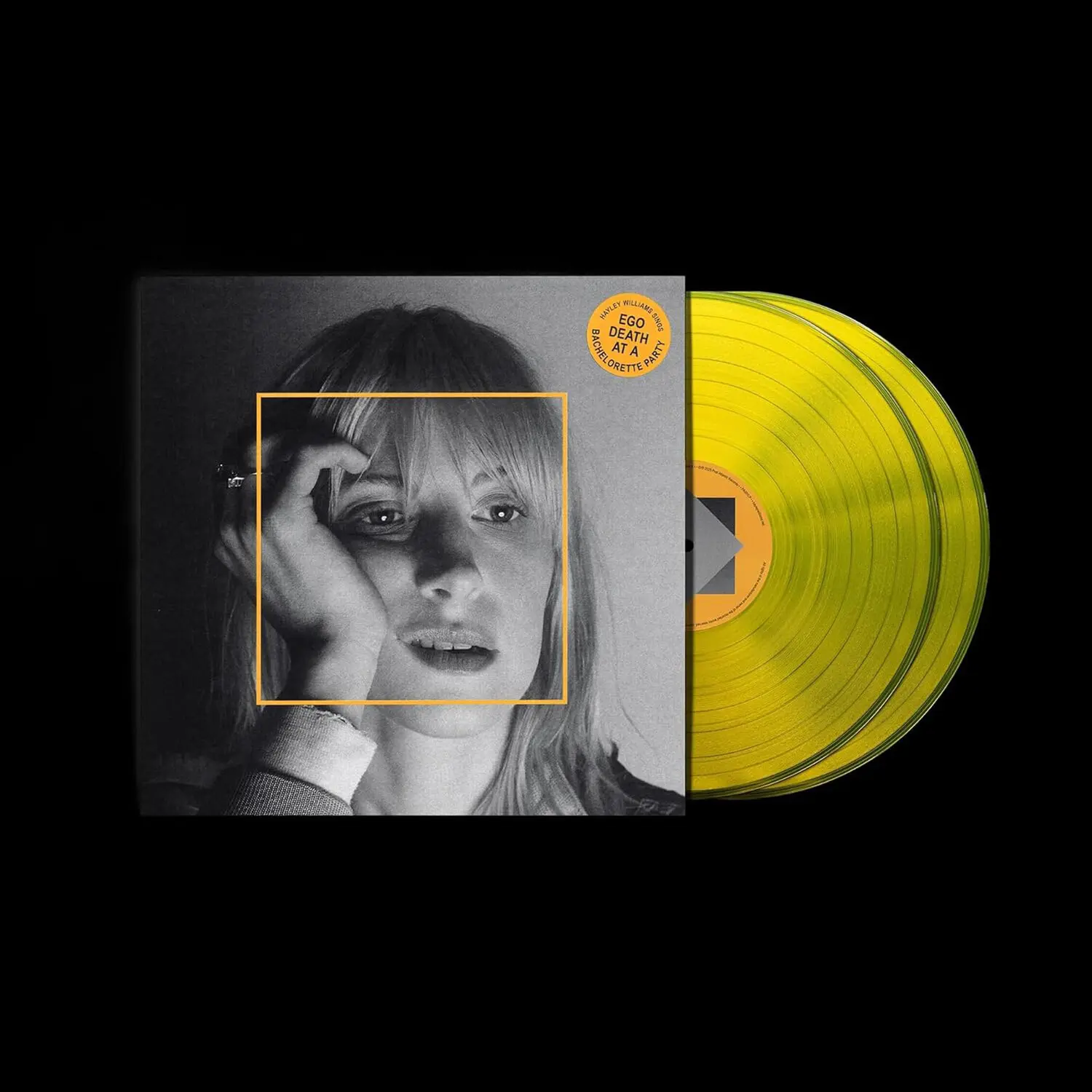 Hayley Williams - Ego Death At A Bachelorette Party Rock Post Atlantic [VINYL RECORD - LP], Explicit, Yellow Colored Vinyl
