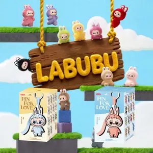 Pop Mart THE MONSTERS (Labubu) V4 Pin For Love Series - Vinyl Plush Pendant Blind Box (A-M) or (N-Z)