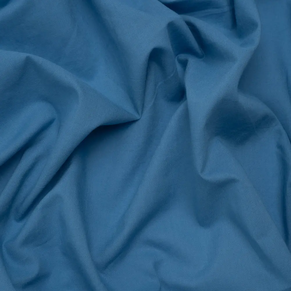 Cotton Voile - Wave Blue - Famous Australian Designer Deadstock