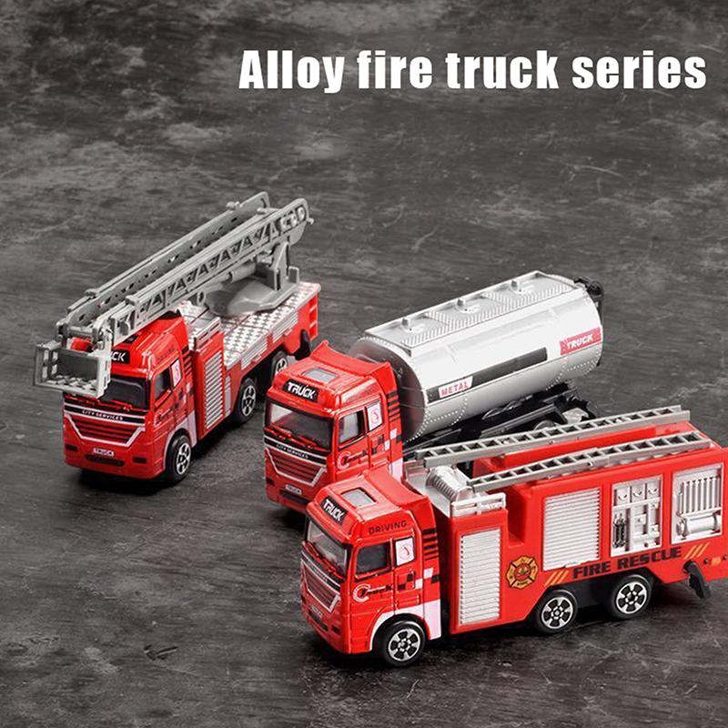 Firefighting Toy Realistic 1:32 Scale Fire Engine Toy; Alloy Diecast Firefighting Rescue ...