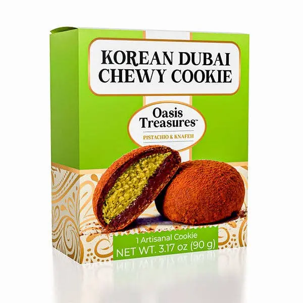 Dubai Chocolate Flavor Korean Chewy Cookie